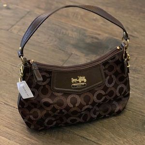 Authentic Coach Madison Dotted Top Handle Handbag